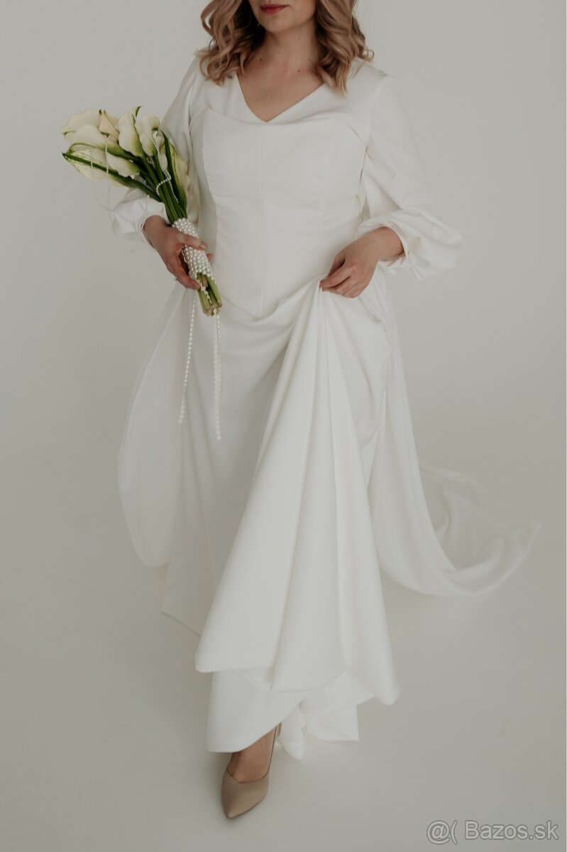 Svadobné šaty 42-44 - 7