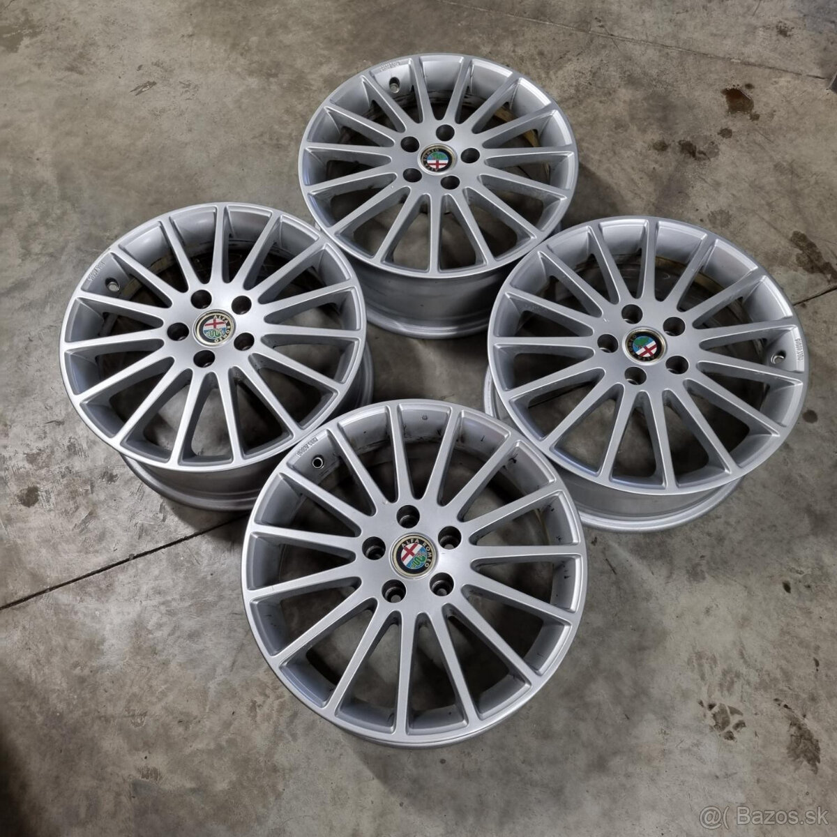 Hliníkové Borbet disky 5x110 R17 7J ET40 - 7