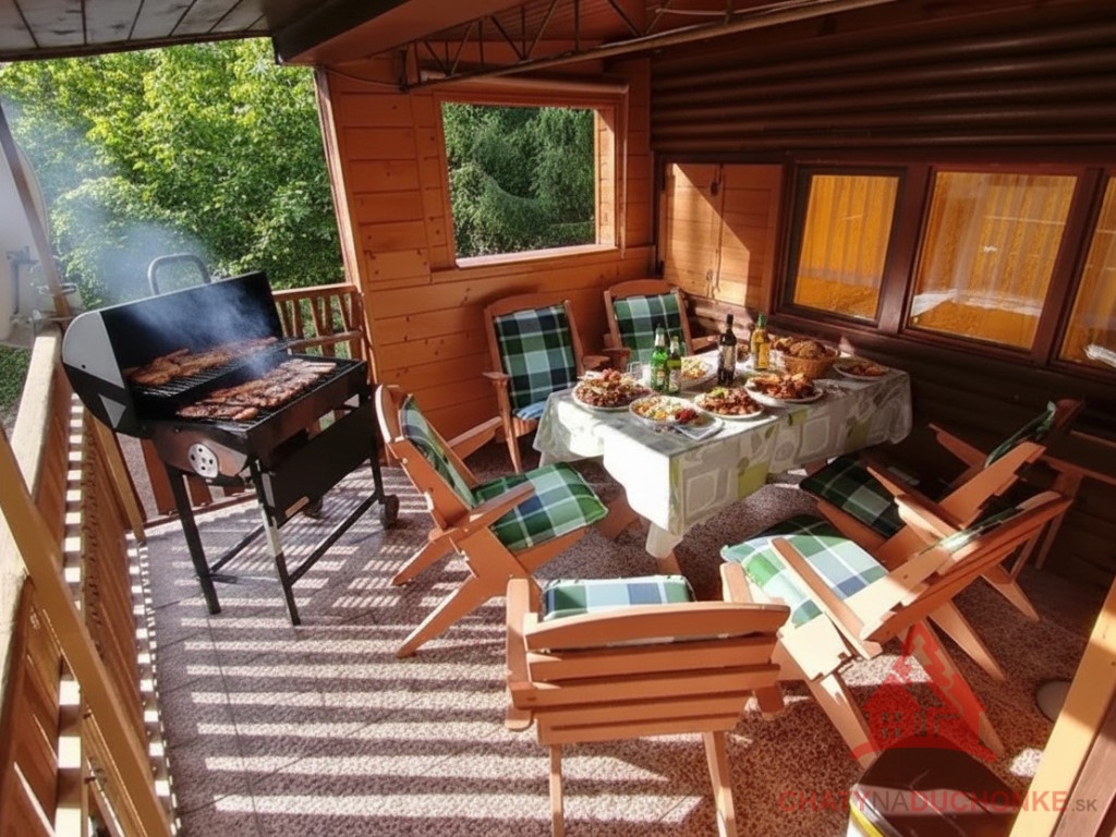 DUCHONKA – príjemná celoročná CHATA v TICHOM prostredí s TER - 7