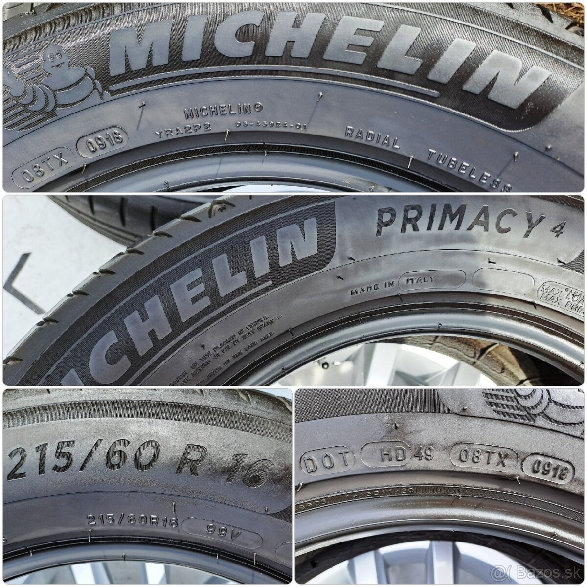 5x120 R17 BMW 5 Lúč + Pneu 235 55 R17 6mm - 7