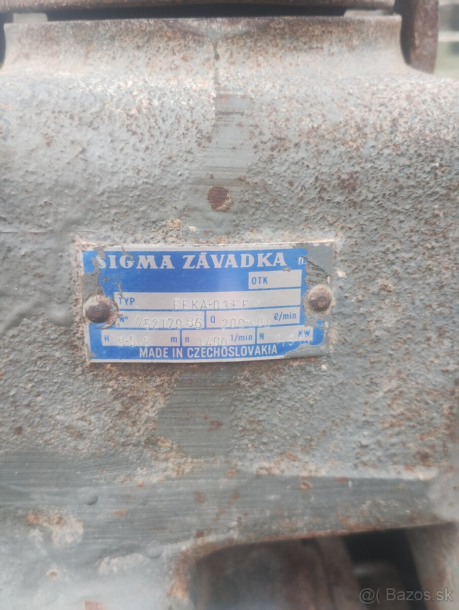 Kalové čerpadlo Feka - 7