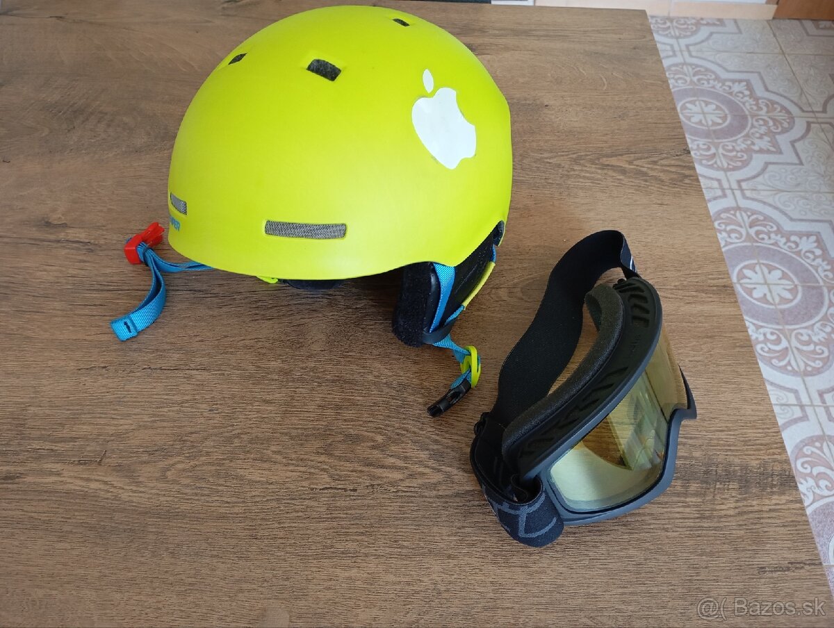 Predám prilbu a okuliare na snowboarding - 7