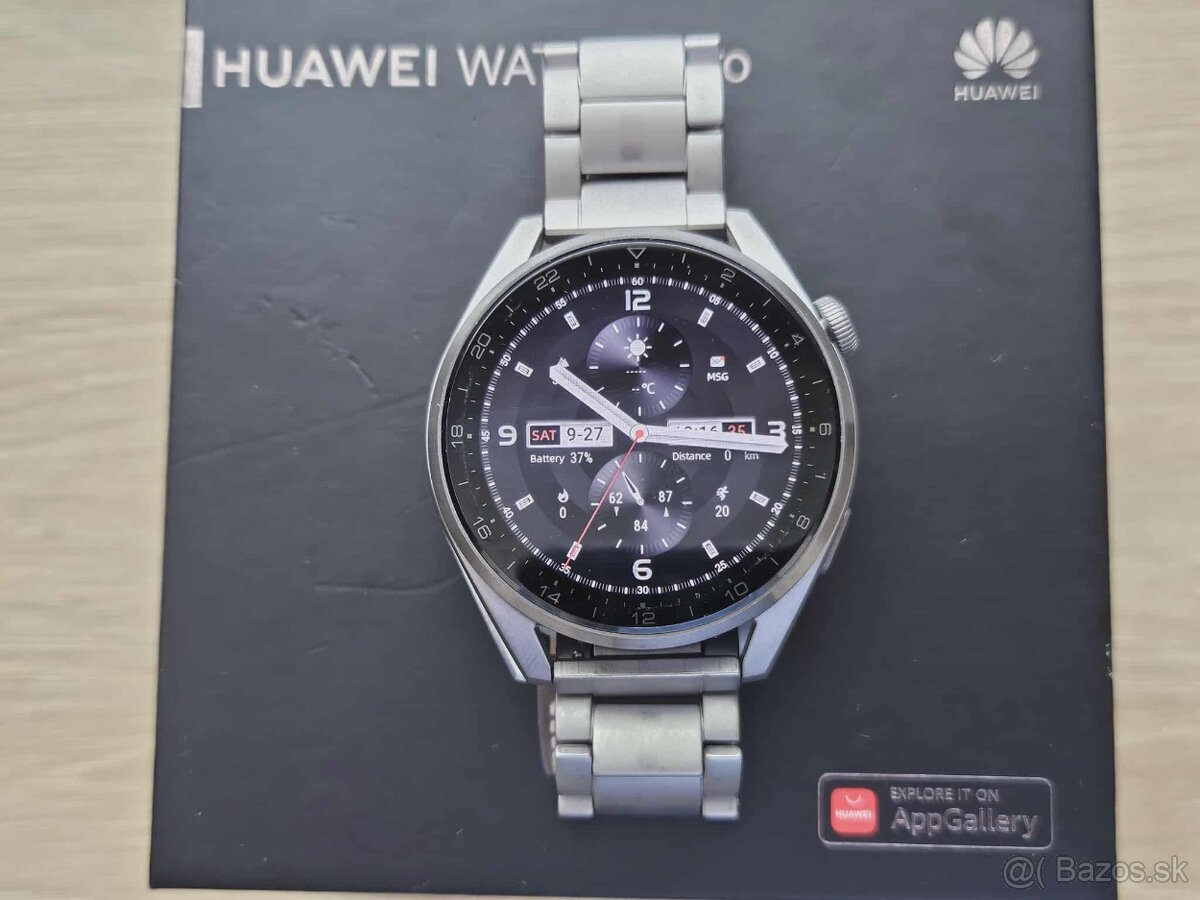 Huawei Watch 3 pro titan, top, zaruka - 7