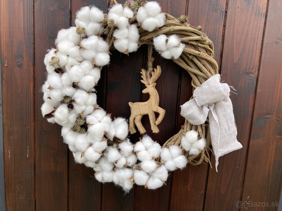 Vianočný veniec -Jednoduchá nádhera - 7