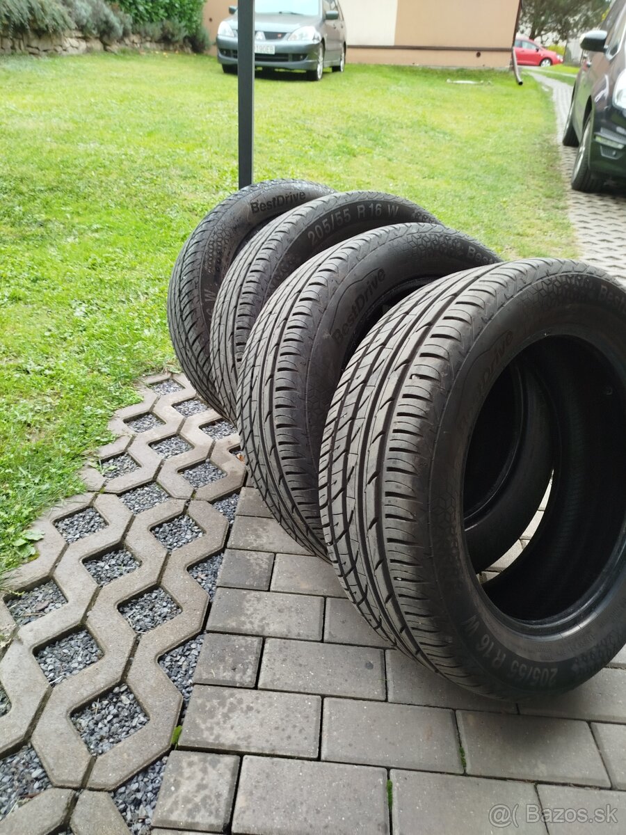 Letné pneu 205/55 R16+zimné - 7