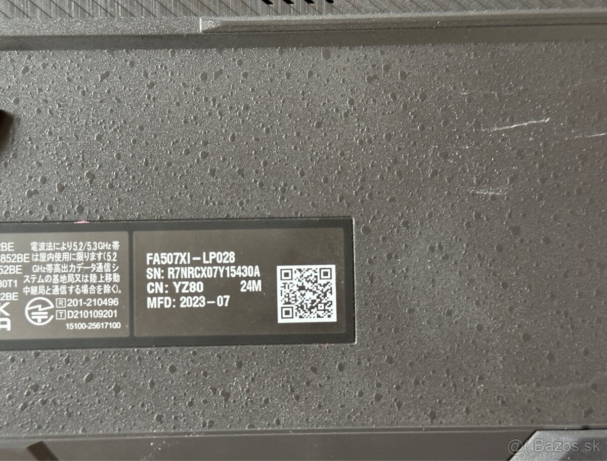 Asus Tuf Gaming A15 FA507 - 7