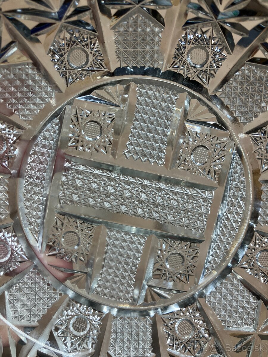 Krištáľove DEZERTNÉ TANIERIKY 14 cm 5 Kusov - 7