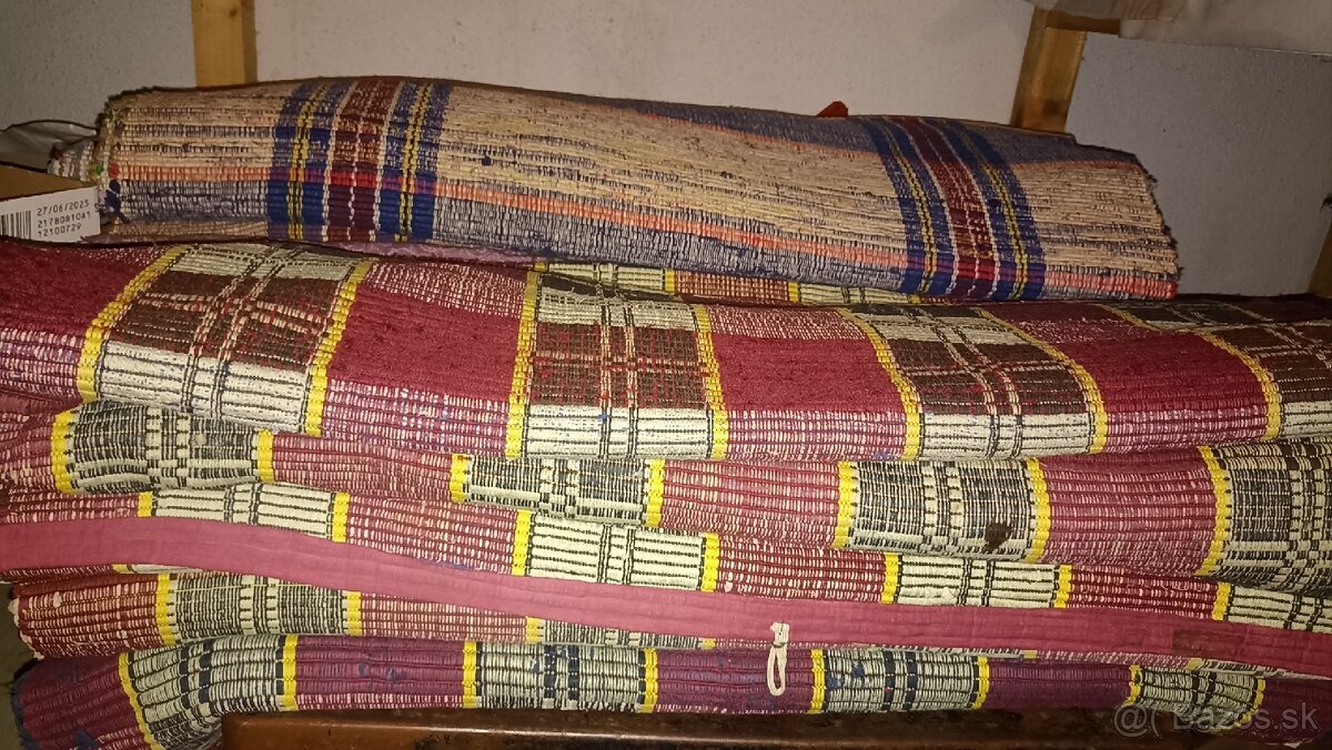 Ručné tkané koberce rôzne farby vzory - 7
