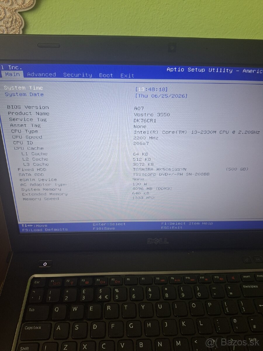 Dell vostro 3550 - 7