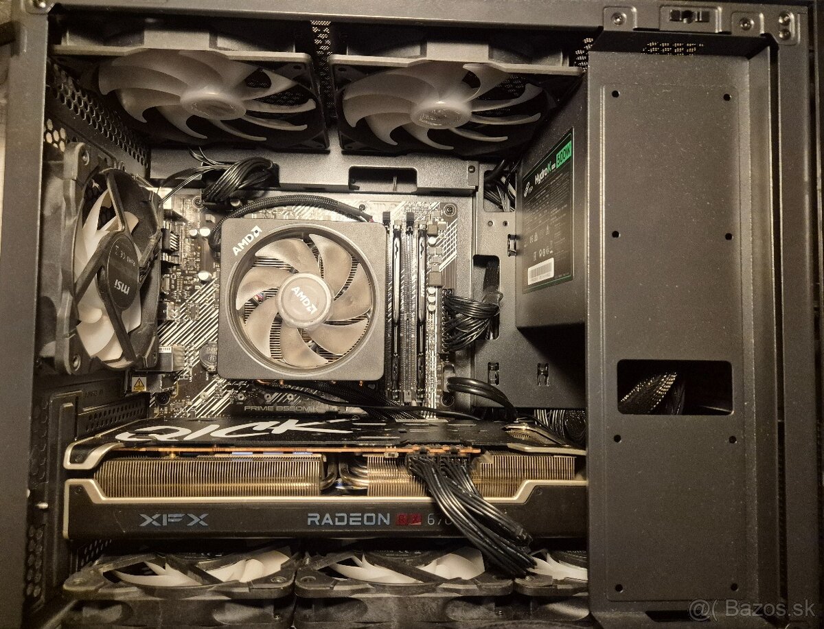 Herný PC /hotrod/ AMD Ryzen 5 RX 6700XT 1 tb ulozisko - 7