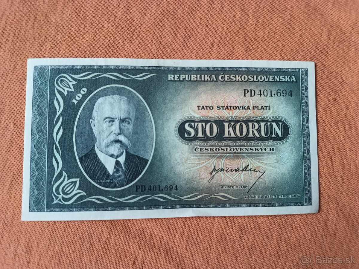 Bankovky ČSR - 40 - 7