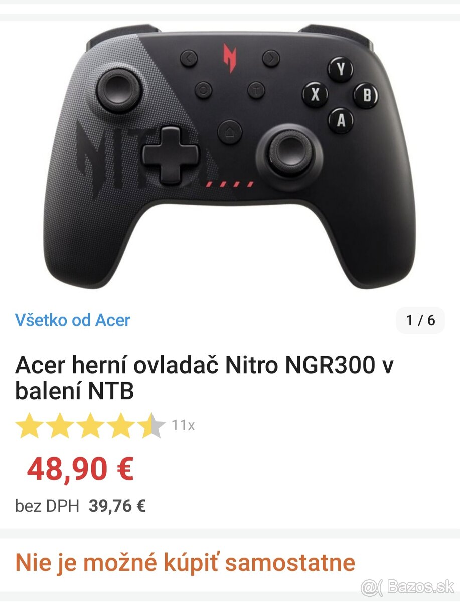 Herný ovládač Acer - 7