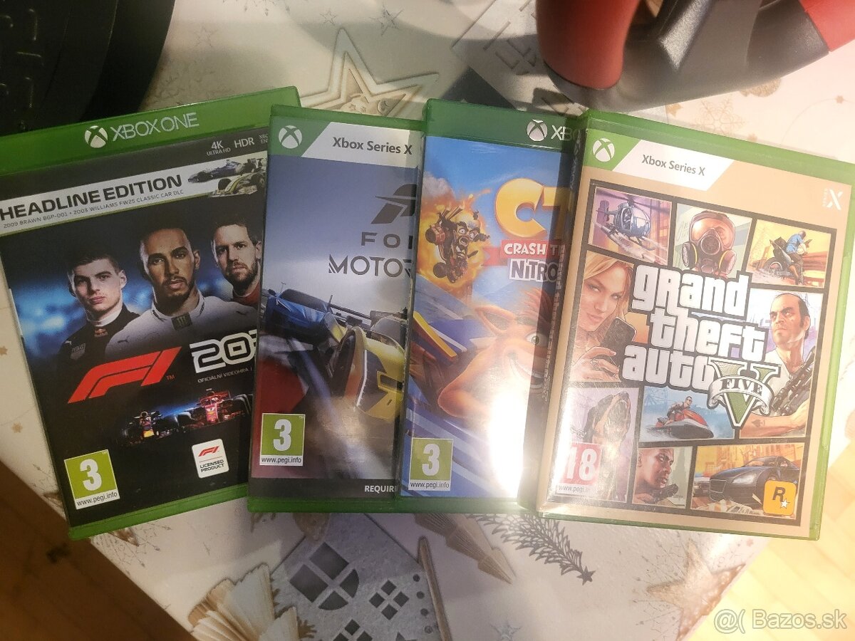 XBox 364 series,playstation 2 ,hry ,volant z pedalami - 7