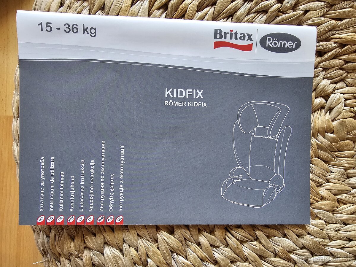 ROMER KIDFIX 15-36kg ISOFIX - 7