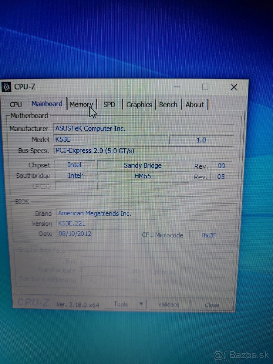 ASUS K53E – Core i3 / 6GB RAM – Batéria 1 hod. + BT Myš - 7