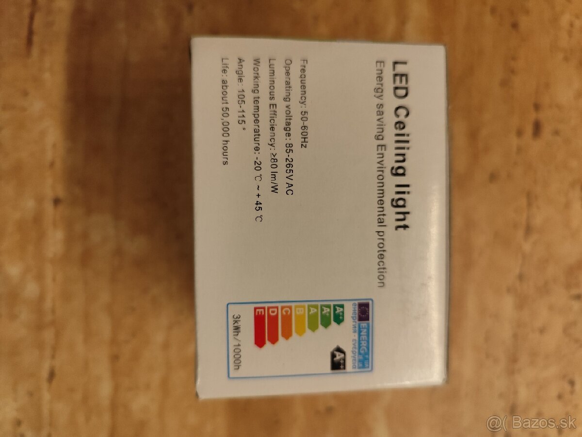 LED stropné svietidlo - 3W / Teplá biela - 7