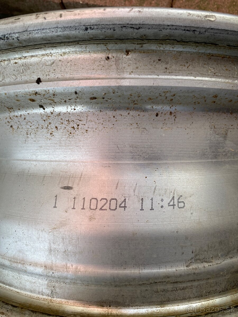 Predám 3.ks Subaru hliníkové disky/elektróny R16 - 7