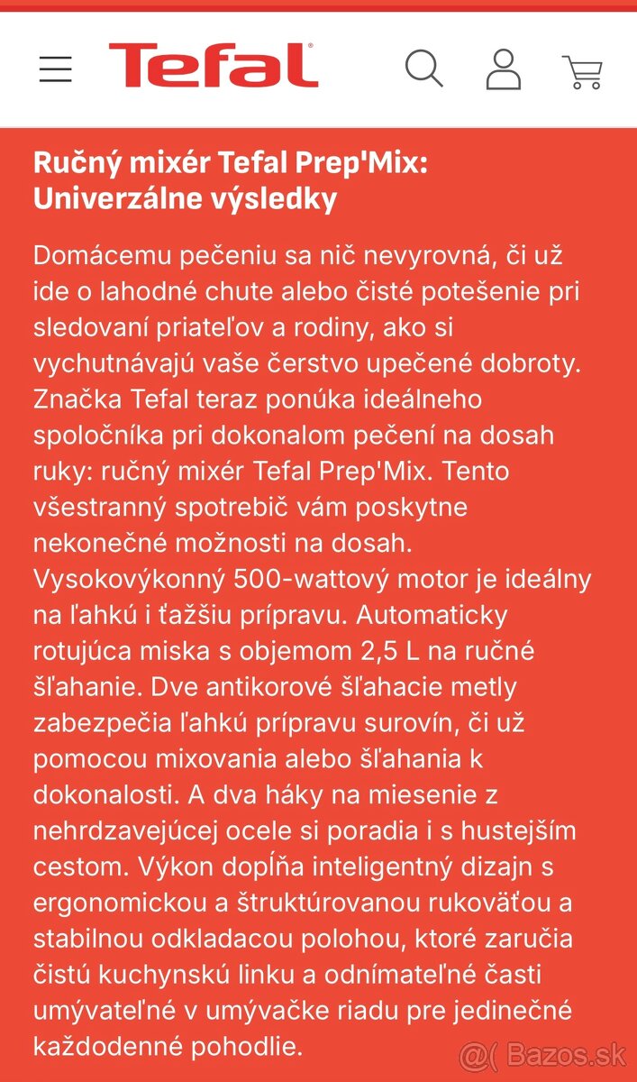 Novy mixér Tefal - 7