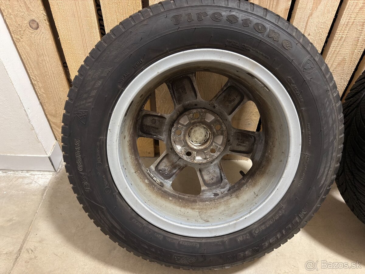 Disky Škoda + celoročné pneu 195/65 R15 - 7