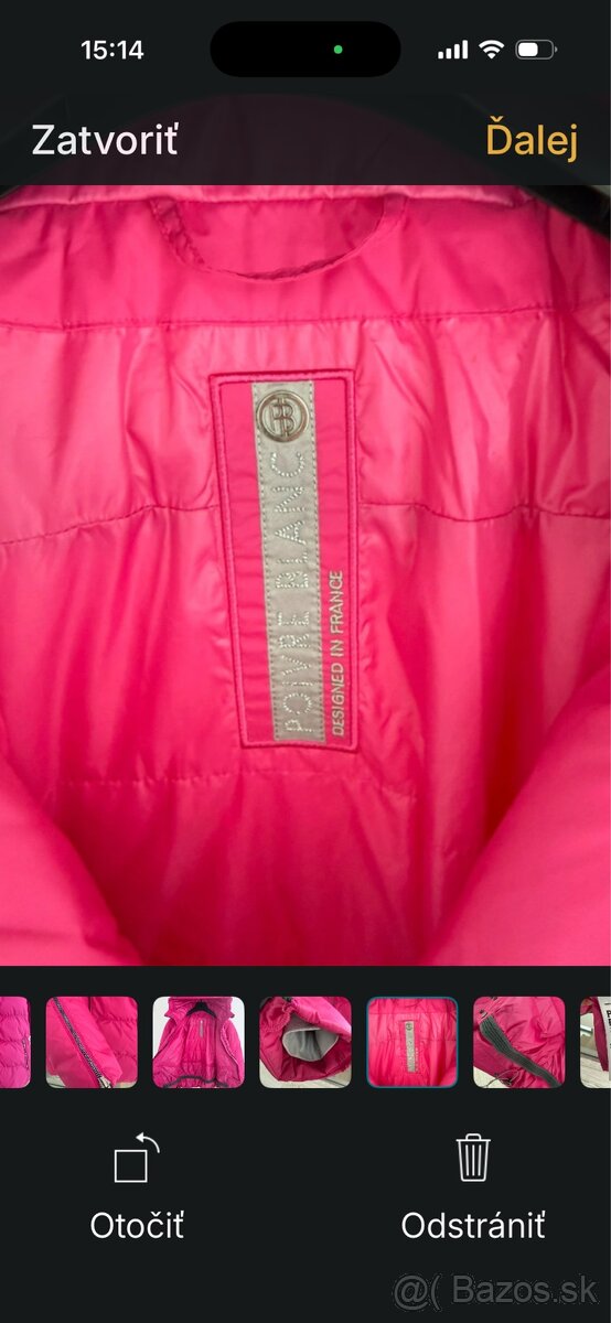 Kvalitna lyziarska bunda Poivre Blanc - 7