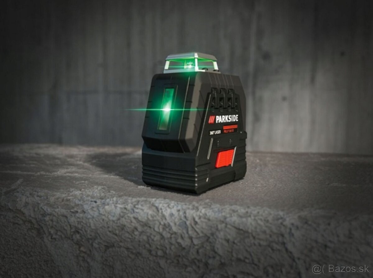 Laserový nivelak Parkside Perfomance PKLLP 360 + stativ - 7
