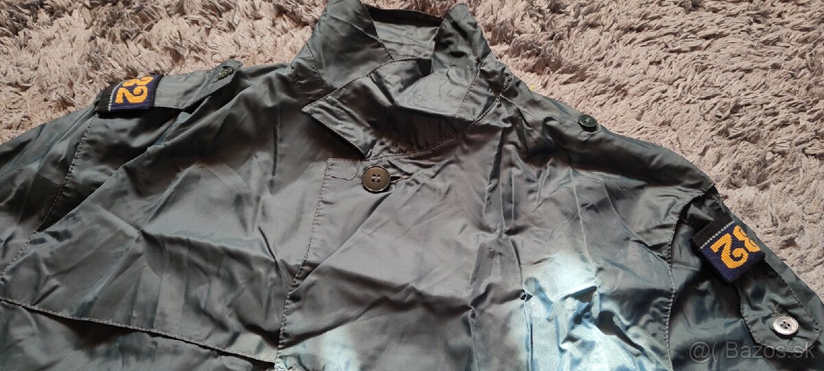 Vojenský nepremokavý plášť - 7
