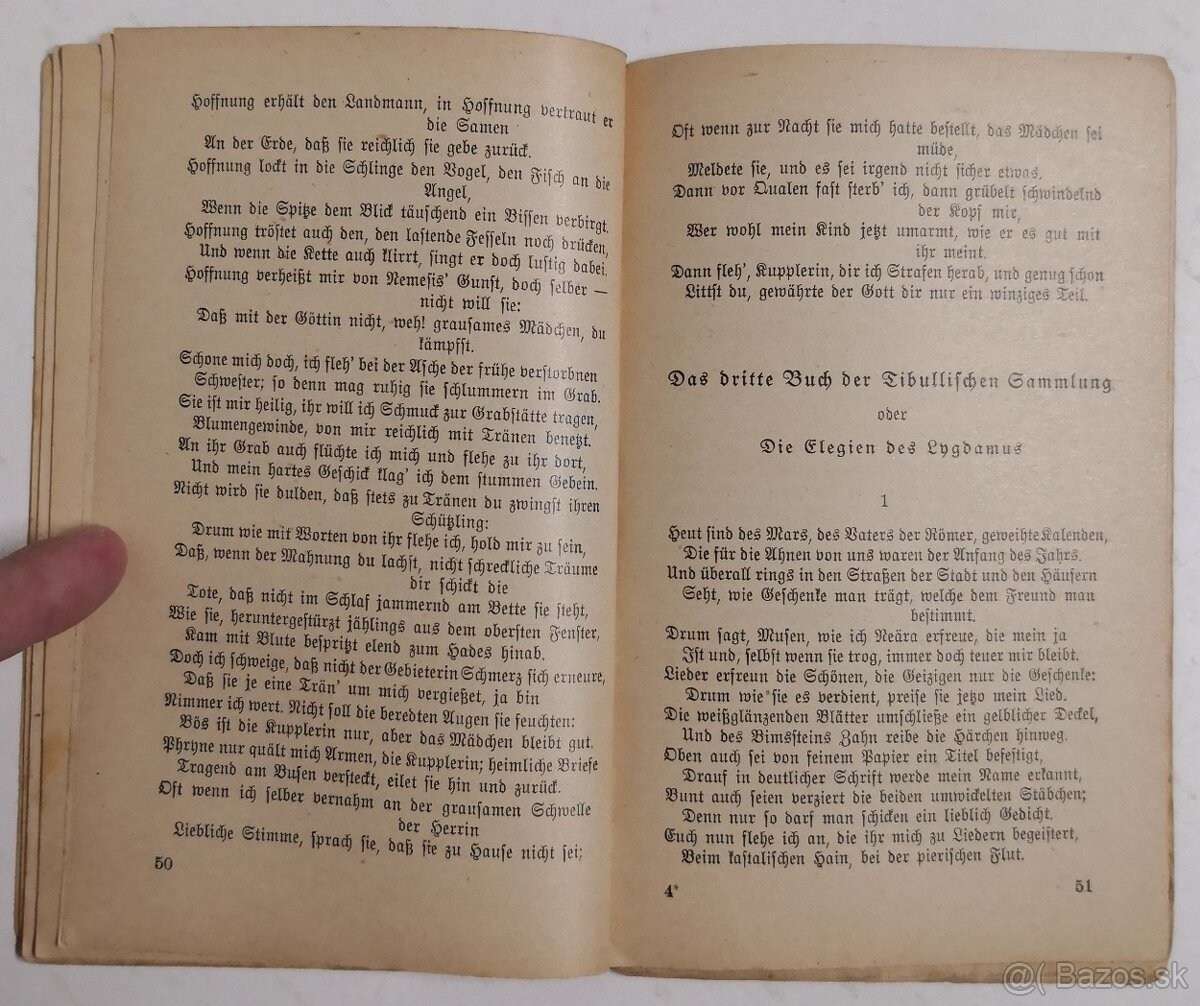 Tibulls Elegien. Reclams Universal-Bibliothek Nr. 1582 - 7