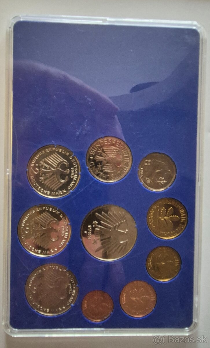 Predam suprava minci nemecko Proof 1982F,1983F,1984F - 7