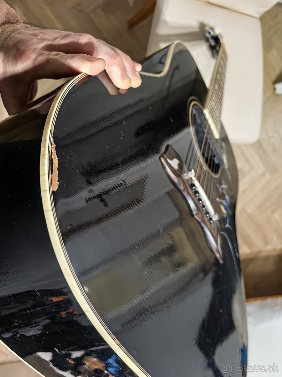 akustická gitara štýlu White Dove s EMG snímačom - 7