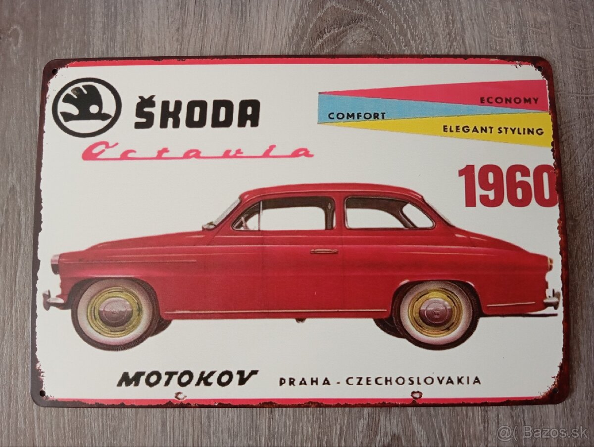Škoda 130RS/LR, Octavia,Felicia,110R,Garde,retro tabuľky - 7
