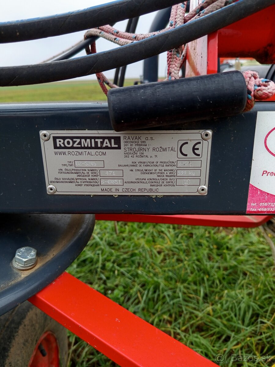 Predám obracač ROZMITAL OZ-524S - 7