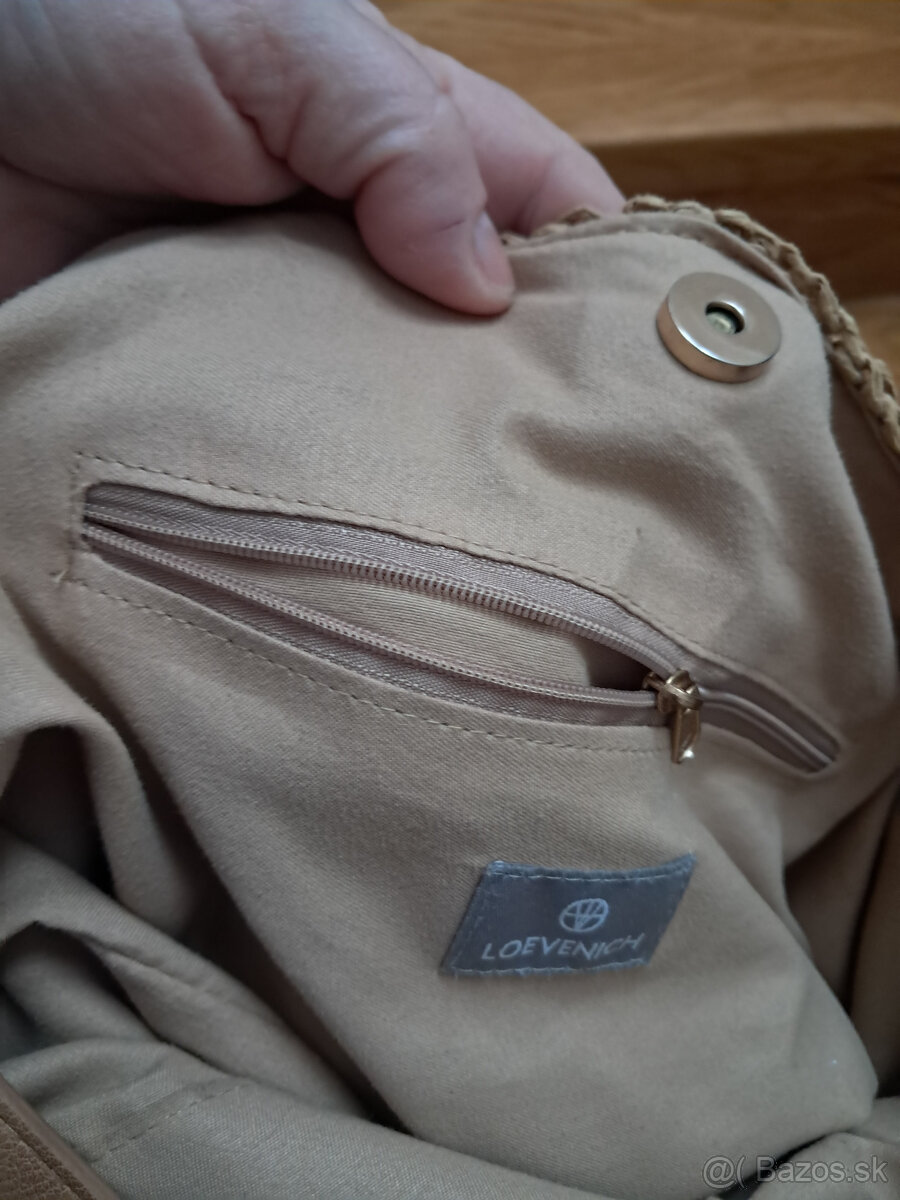 letná háčkovaná taška cez rameno - 7