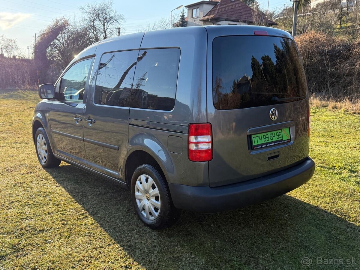 VW CADDY 1,6 MPI BEN/LPG - 75 kW, TOP KM - 7