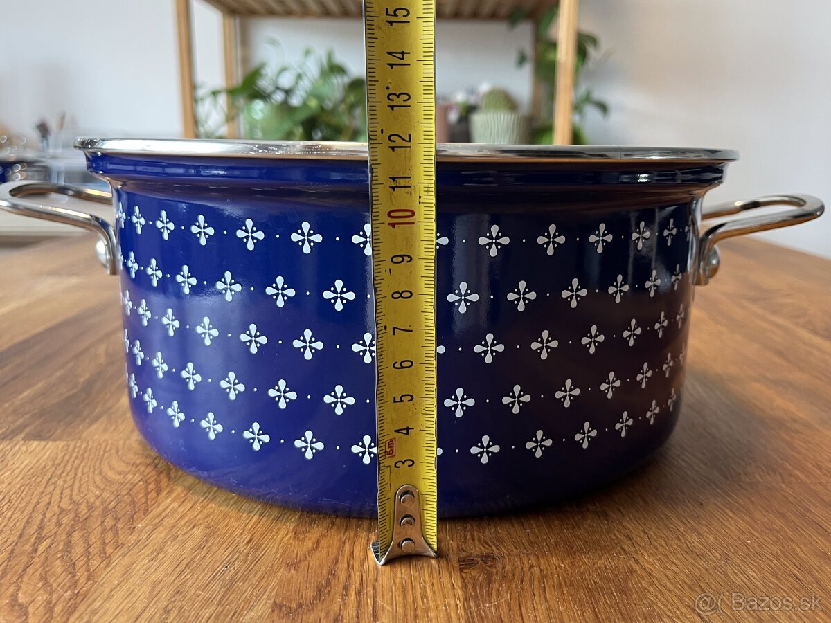 Sada hrncov vzor modrotlač - 7