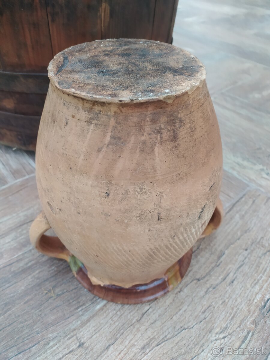 Vysoký džbán Lučenec emailove vnútro - 7