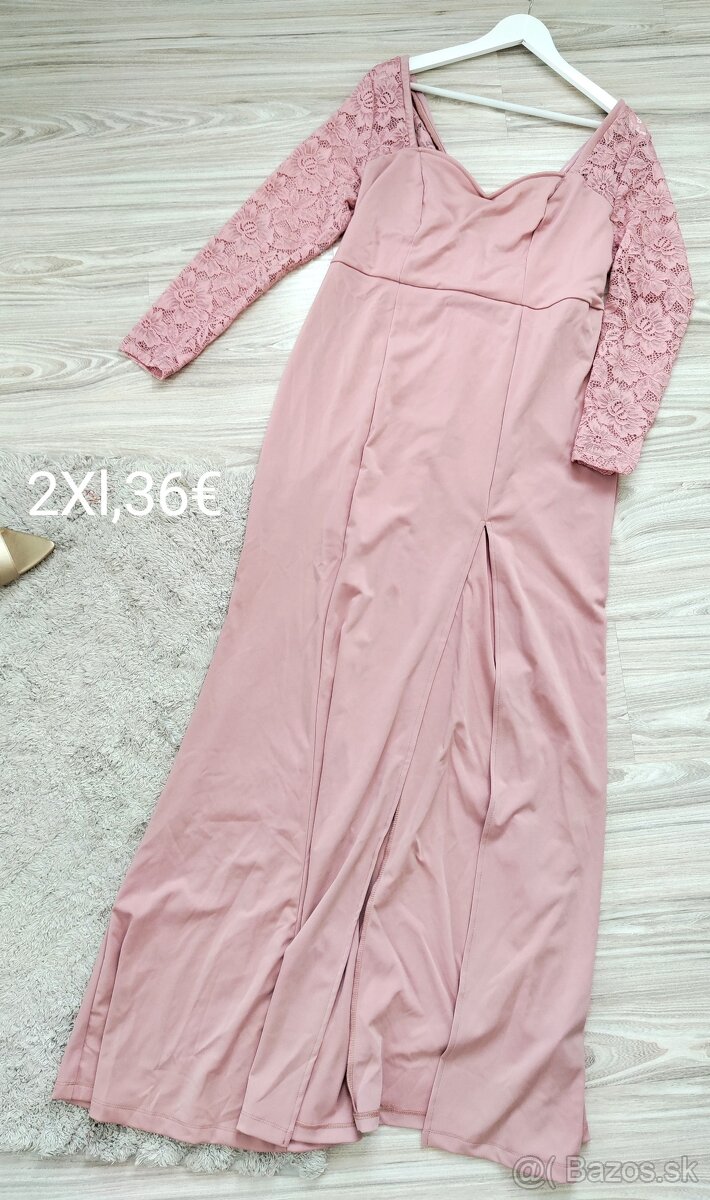Dlhé spoločenské šaty 2Xl/3Xl - 7