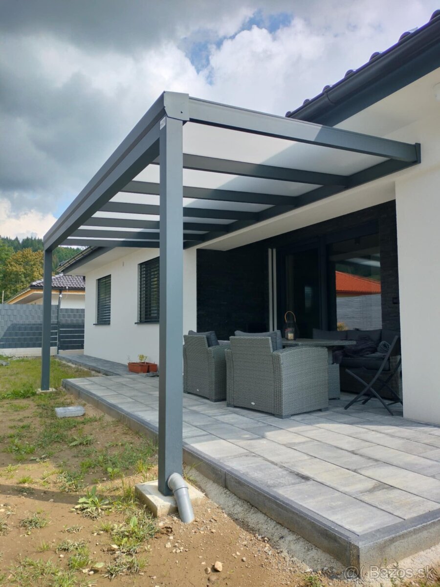 Zimná záhrada,hliníková pergola,prístrešok pre auto - 7