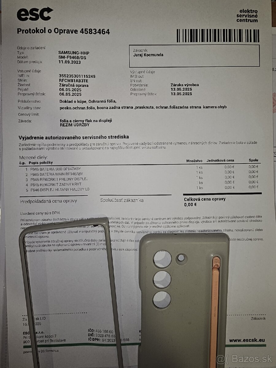 Predám Samsung Fold 5 v zaruke - 7