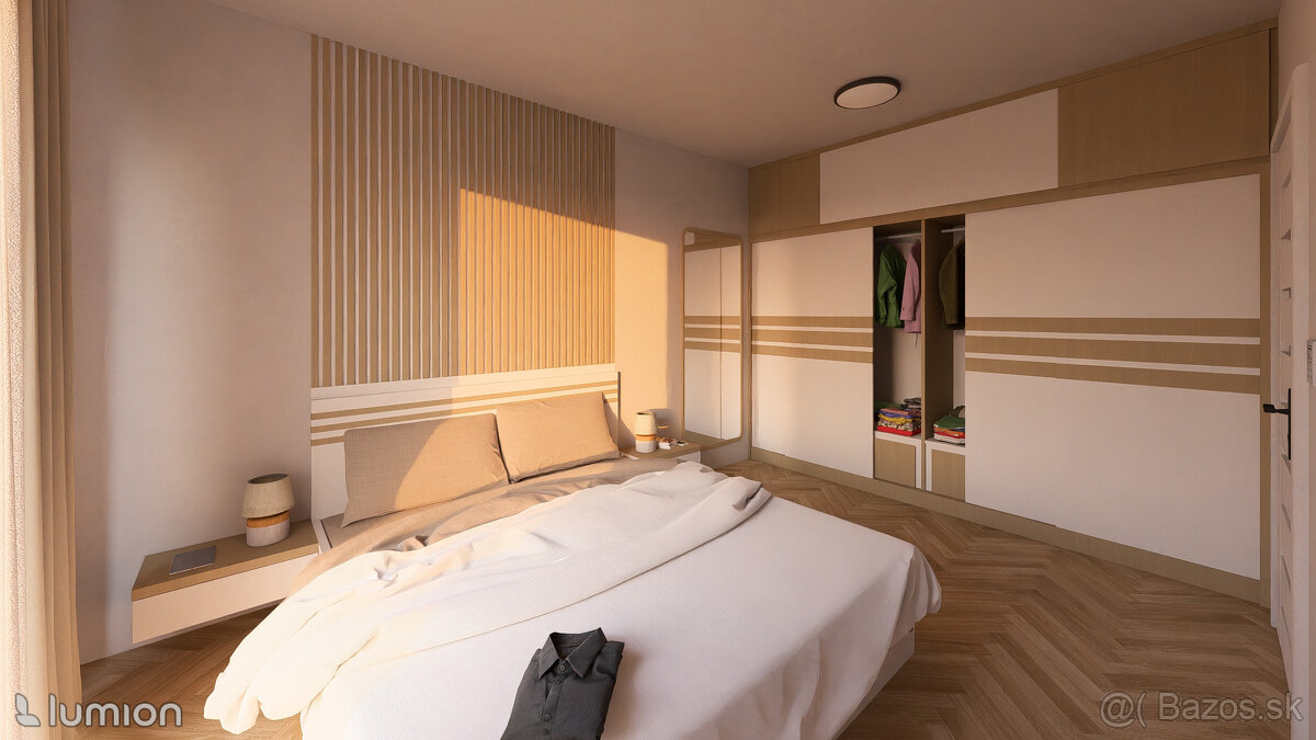 Na predaj výnimočný 3-izbový byt v rodinnom dome vo Veľkom O - 7