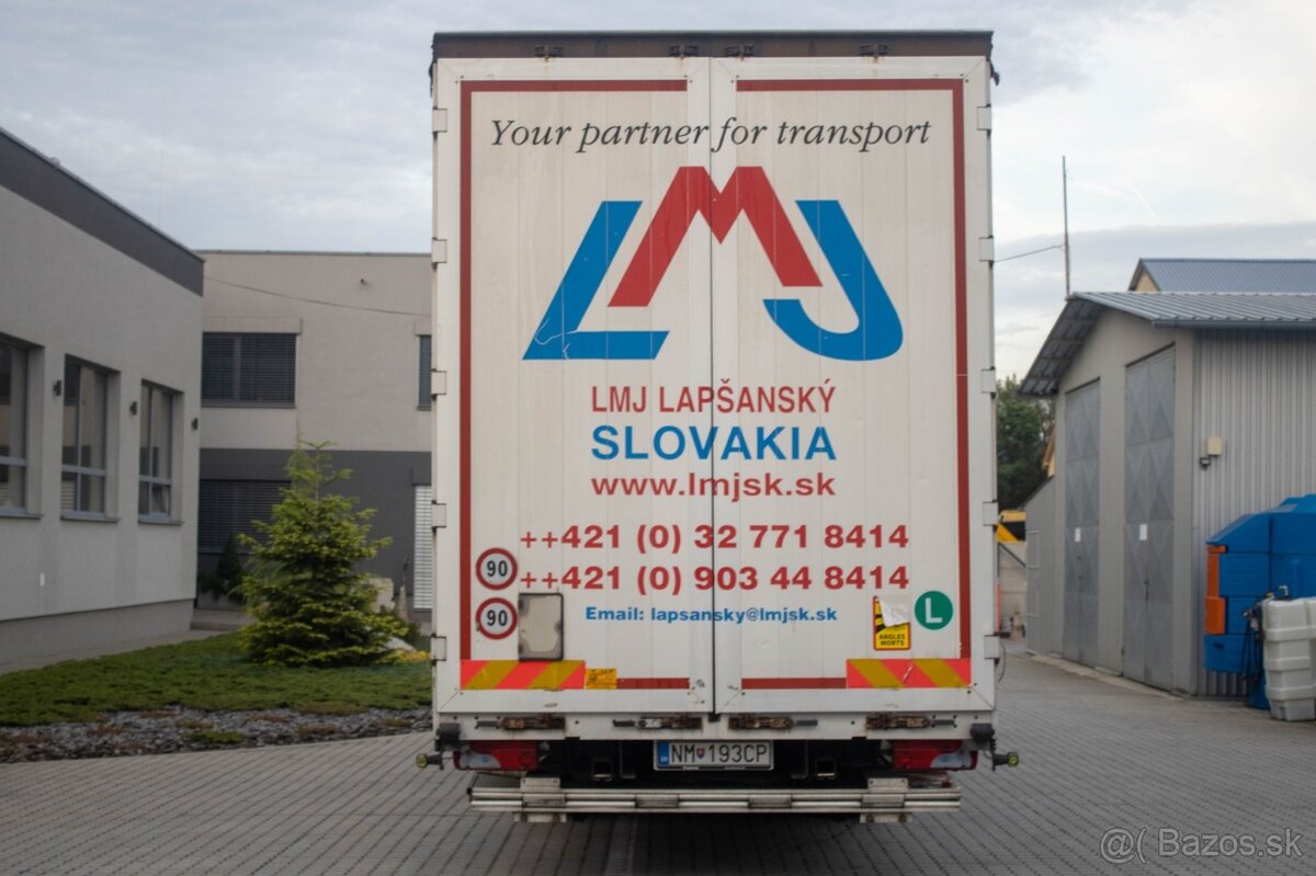 MAN TGL 12.250 s valníkovou nástavbou a hydraulickým čelom - 7