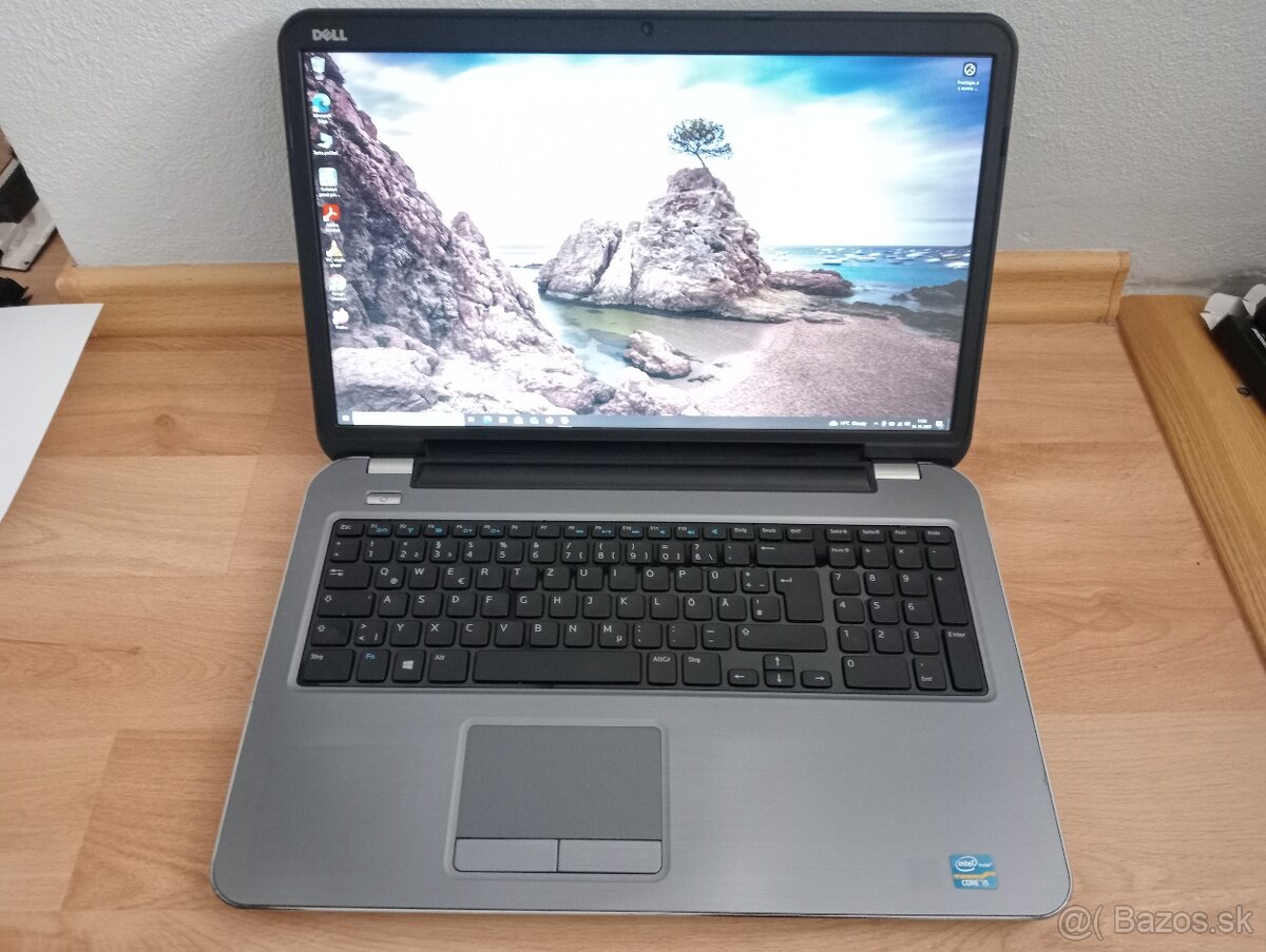 predám notebook Dell Inspiron - Intel core i5 -8gb ram - ssd - 7