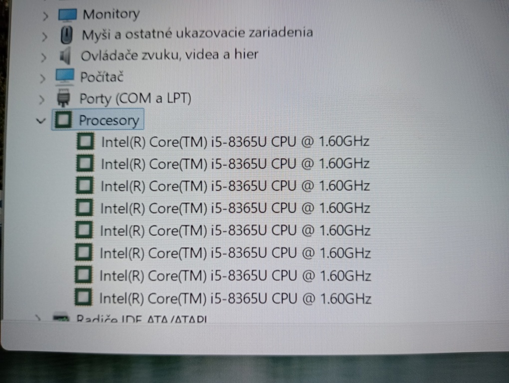 predám Dell latitude 5400 - Intel core i5 - 8gb ram -ssd - 7