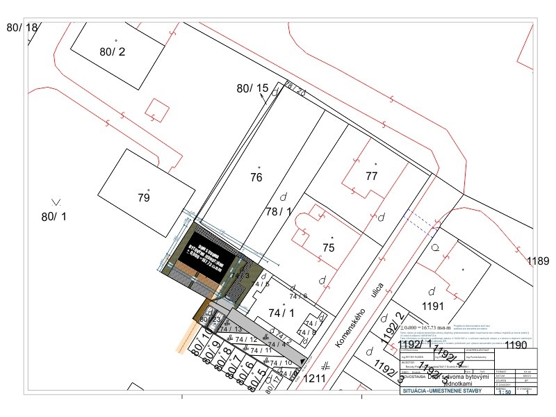 4 ÁR POZEMOK SO STAVEBNÝM POVOLENÍM V CENTRE MESTA - KOMENSK - 7