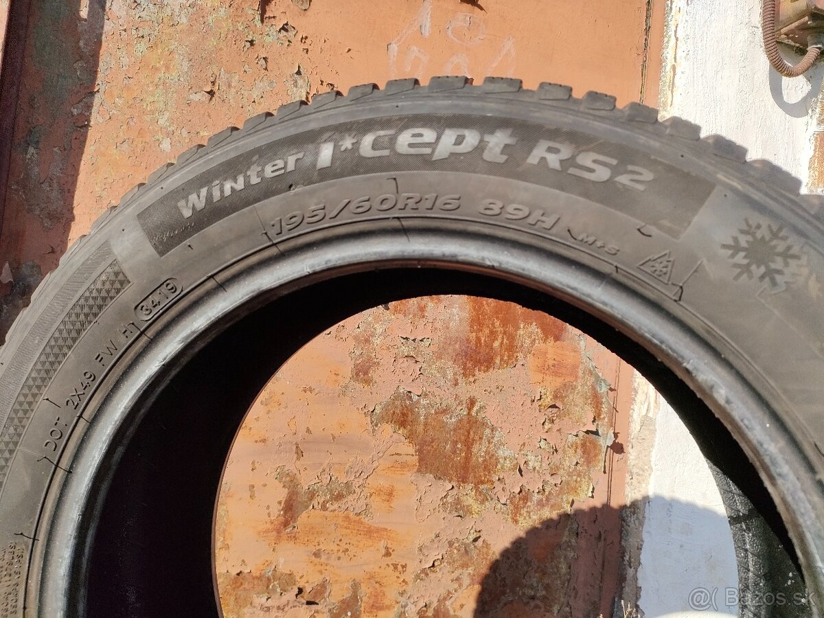 Zimné pneumatiky 195/60 r16 Hankook - 7