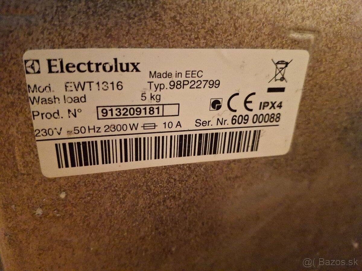 Elektrolux pracka - 7