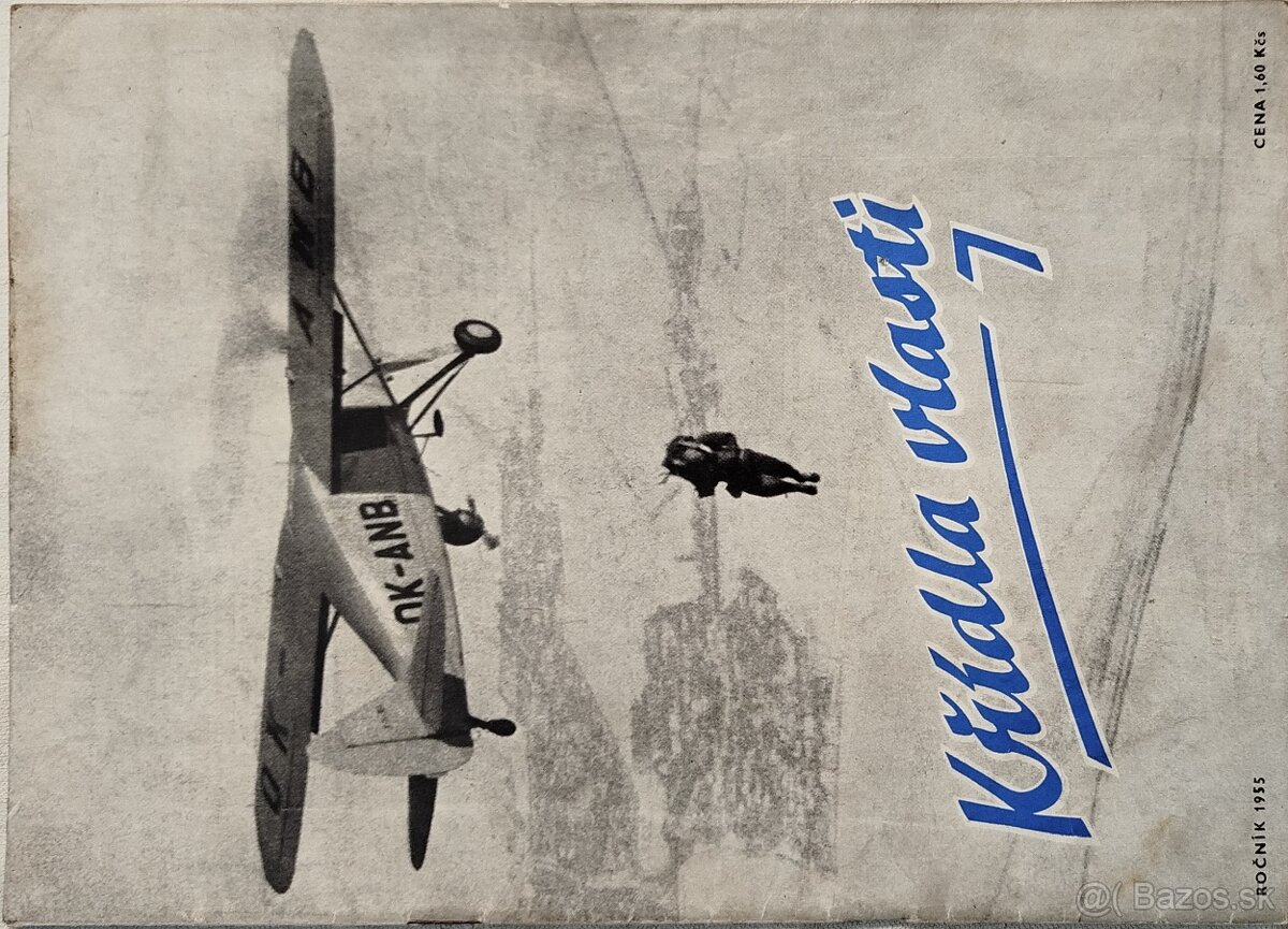 Časopisy Křídla vlasti ročník 1955 - 7