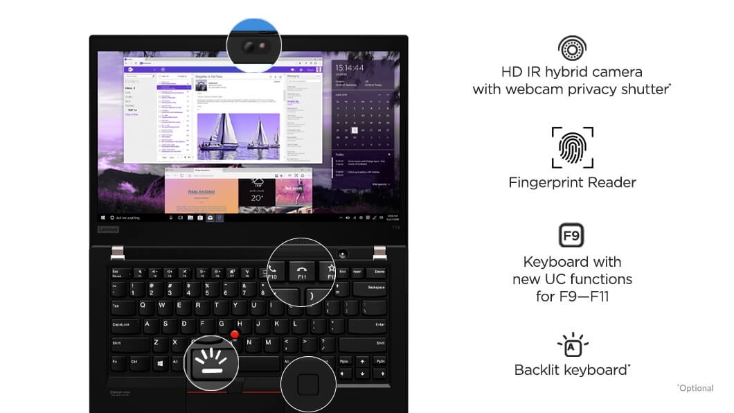 Lenovo ThinkPad T14 Gen2 14" i5-1145G7/16GB/256GB/FHD/ZAR - 7