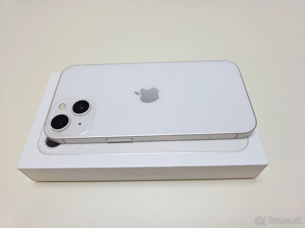 APPLE IPHONE 13 128GB STARLIGHT ,BATERKA 100% - 7