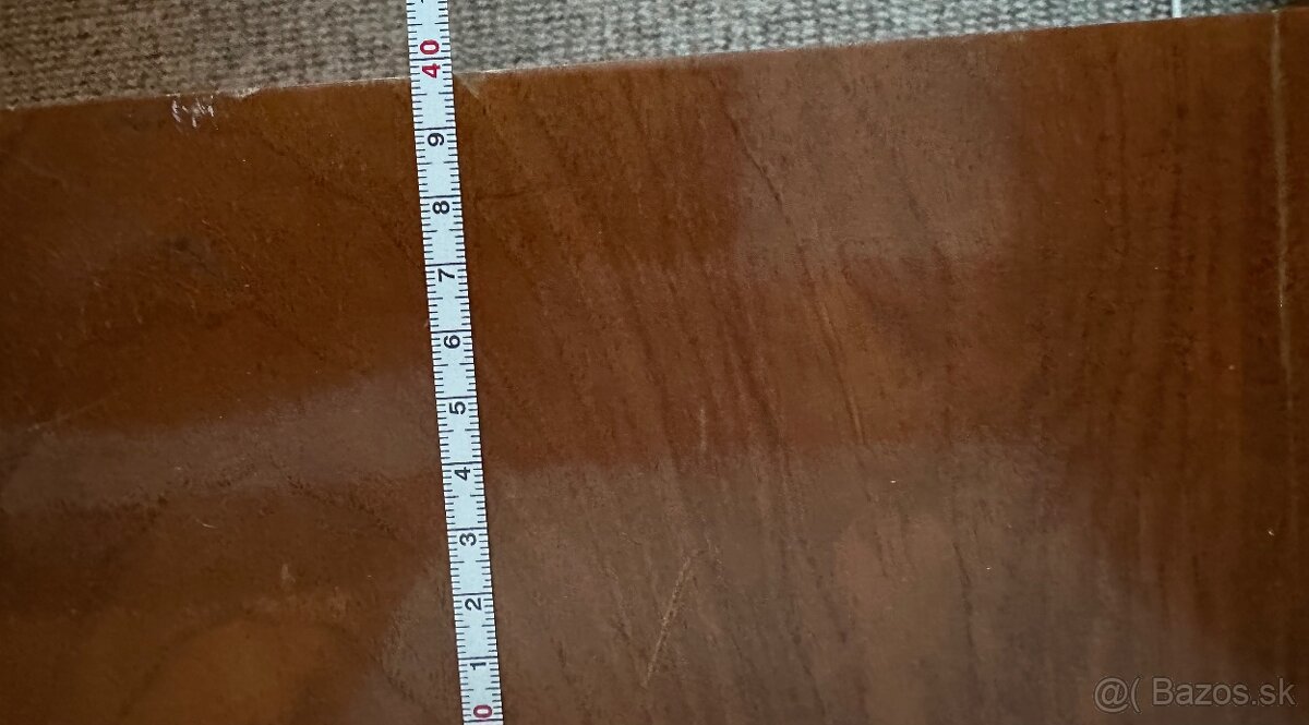 Predám rozkladací retro jedálenský stôl + servírovací stolík - 7