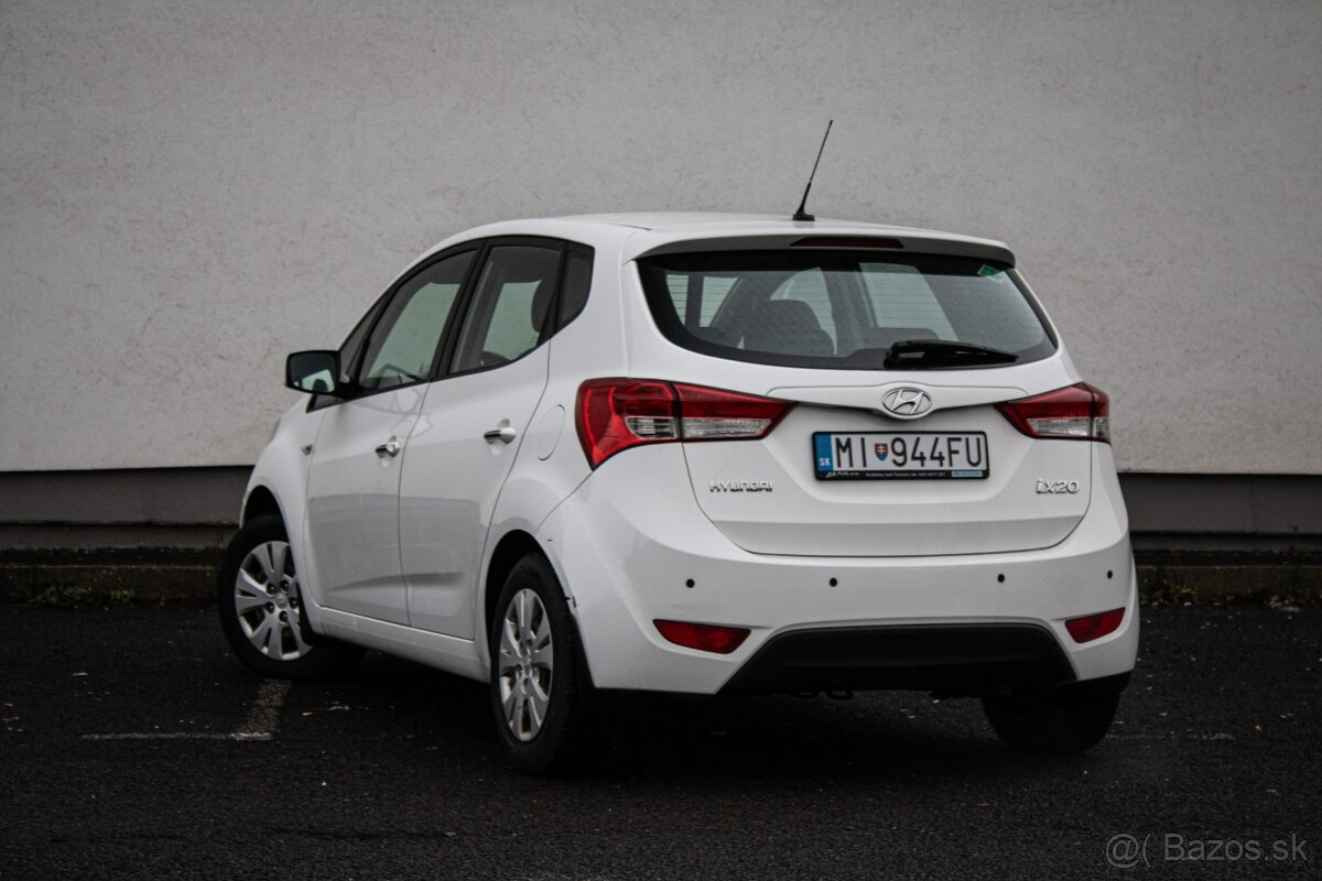 Hyundai ix20 1,4CVVT KLIMA, benzín + LPG, 2.Majitel - 7